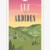 affiche-luz-ardiden-pyrenees-altitudeposters Affiche Luz-Ardiden Pyrénées