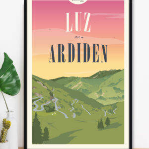 affiche-luz-ardiden-pyrenees-altitudeposters-img2 Affiche Luz-Ardiden Pyrénées
