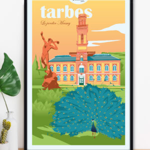 affiche-tarbes-pyrenees-altitudeposters-img2 Affiche Tarbes Pyrénées