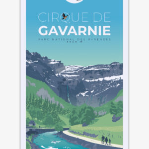 affiche-cirque-gavarnie-pyrenees-altitudeposters Affiche Cirque de Gavarnie Pyrénées