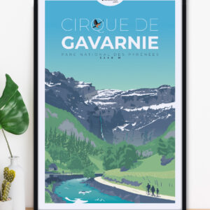 affiche-cirque-gavarnie-pyrenees-altitudeposters-img2 Affiche Cirque de Gavarnie Pyrénées