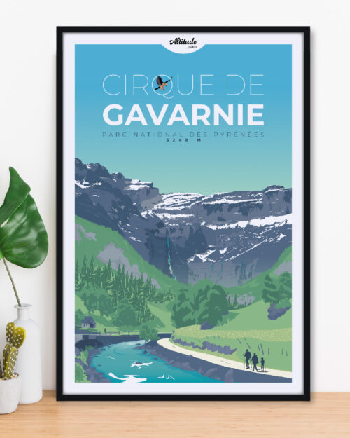 Affiche Cirque de Gavarnie Pyrénées