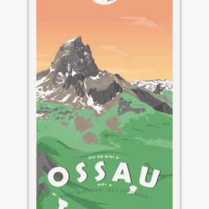 affiche-pic-ossau-pyrenees-altitudeposters Affiche Pic du Midi d'Ossau Pyrénées