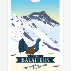 carte-postale-pic-du-balaitous-pyrenees-altitudeposters Carte postale Pic du Balaitous Parc national des Pyrénées