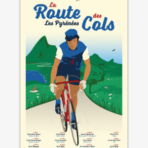 affiche-route-des-cols-pyrenees-altitudeposters Affiche La Route des Cols Pyrénées