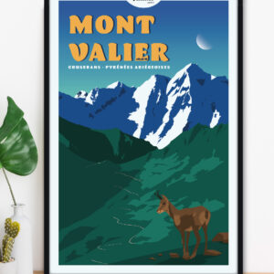 affiche-mont-valier-ariege-pyrenees-altitudeposters-img2 Affiche Mont Valier Ariège Pyrénées