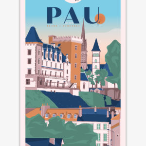Affiche Pau Béarn Pyrénées