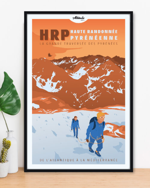 Affiche HRP Haute Randonnée Pyrénéenne