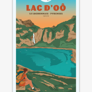 affiche-lacdoo-luchon-altitudeposters Affiche Lac d'Oô Luchonnais Pyrénées