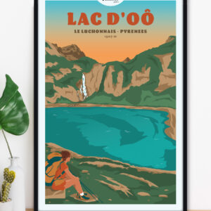 affiche-lacdoo-luchon-altitudeposters-img2 Affiche Lac d'Oô Luchonnais Pyrénées