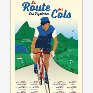 carte-postale-route-des-cols-pyrenees-altitudeposters Carte postale La Route des Cols Pyrénées
