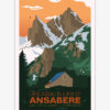 affiche-aiguilles-ansabere-vallee-aspe-pyrenees-altitudeposters Affiche Les Aiguilles d'Ansabères Vallée d'Aspe Pyrénées