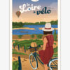 affiche-la-loire-a-velo-altitudeposters Affiche La Loire à vélo - itinéraire cyclotouristique en France