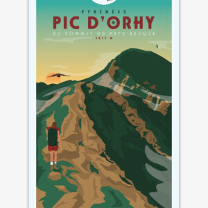affiche-pic-orhy-pays-basque-pyrenees-altitudeposters Affiche Pic d'Orhy Pays Basque Pyrénées