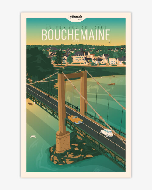 Affiche Bouchemaine - Anjou - Val de Loire