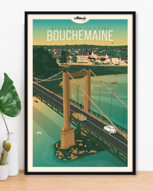Affiche Bouchemaine - Anjou - Val de Loire