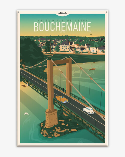 affiche-cartonnee-bouchemaine-anjou-altitudeposters Affiche cartonnée Bouchemaine - Anjou - Val de Loire