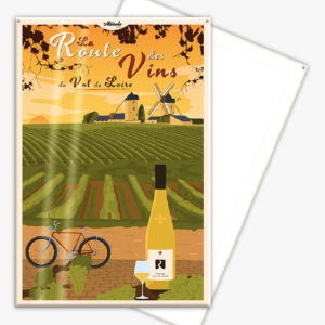affiche-cartonnee-la-route-des-vins-du-val-de-loire-altitudeposters-img2 Affiche cartonnée La Route des vins du Val de Loire