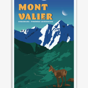 affiche-cartonnee-mont-valier-ariege-pyrenees-altitudeposters Affiche cartonnée Mont Valier Couserans Ariège Pyrénées