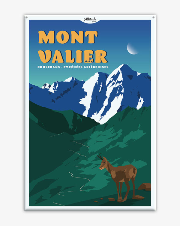 affiche-cartonnee-mont-valier-ariege-pyrenees-altitudeposters Affiche cartonnée Mont Valier Couserans Ariège Pyrénées