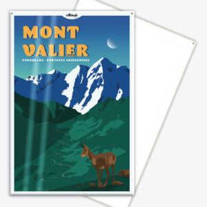 affiche-cartonnee-mont-valier-ariege-pyrenees-altitudeposters-img2 Affiche cartonnée Mont Valier Couserans Ariège Pyrénées