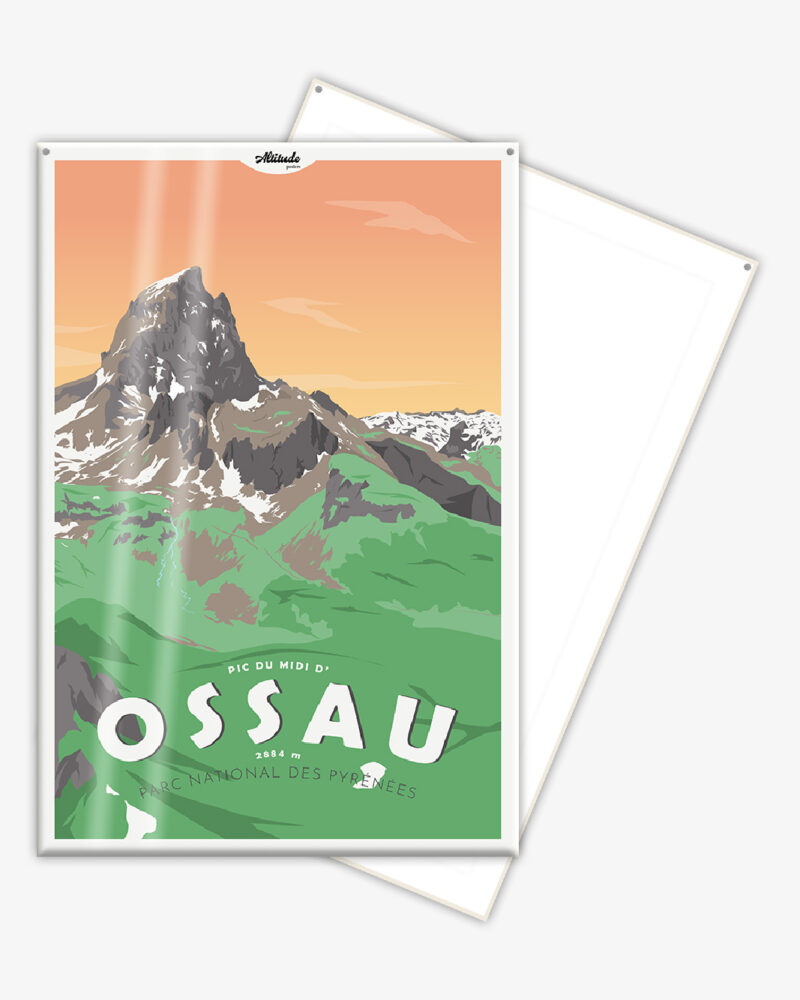 affiche-cartonnee-pic-du-midi-ossau-pyrenees-altitudeposters-img2 Affiche cartonnée Pic du Midi d'Ossau Pyrénées