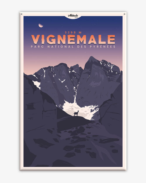 affiche-cartonnee-vignemale-pyrenees-altitudeposters Affiche cartonnée Vignemale Pyrénées
