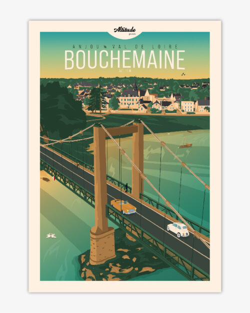carte-postale-bouchemaine-anjou-val-de-loire-altitudeposters Carte postale Bouchemaine - Anjou - Val de Loire