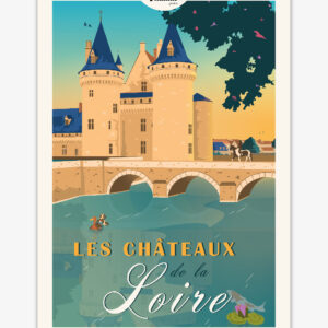 carte-postale-les-chateaux-de-la-loire-altitudeposters Carte postale Les Châteaux de la Loire - Val de Loire