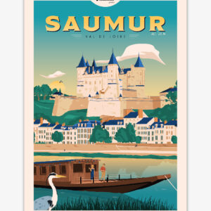 carte-postale-saumur-val-de-loire-altitudeposters Carte postale Saumur - Château - Val de Loire