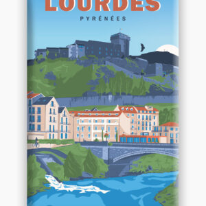 magnet-lourdes-pyrenees-altitudeposters Magnet Lourdes Hautes-Pyrénées