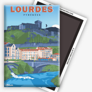 magnet-lourdes-pyrenees-altitudeposters-img2 Magnet Lourdes Hautes-Pyrénées