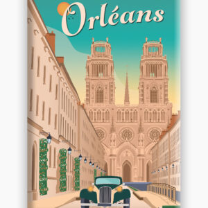 magnet-orleans-cathedrale-altitudeposters Magnet Orléans - Cathédrale Sainte-Croix - Val de Loire - Vallée de la Loire