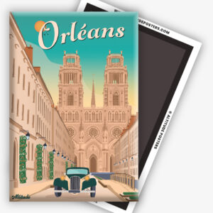magnet-orleans-cathedrale-altitudeposters-img2 Magnet Orléans - Cathédrale Sainte-Croix - Val de Loire - Vallée de la Loire