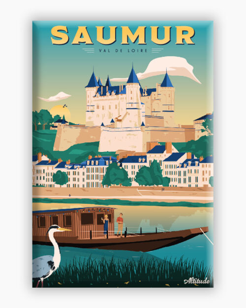 magnet-saumur-altitudeposters Magnet Saumur - Château - Val de Loire
