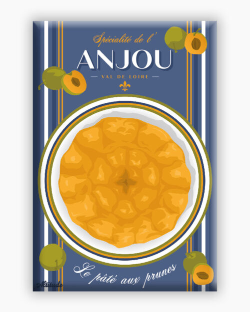 magnet-specialite-anjou-le-pate-aux-prunes-altitudeposters Magnet Le pâté aux prunes - Spécialité de l'Anjou - Val de Loire