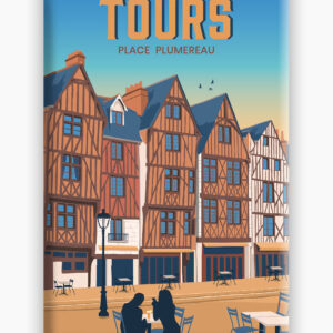 magnet-tours-place-plumereau-altitudeposters Magnet Tours Place Plumereau Val de Loire