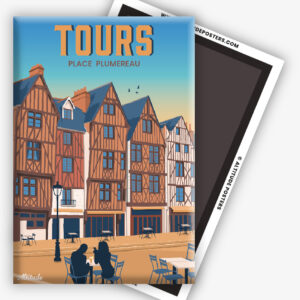 magnet-tours-place-plumereau-altitudeposters-img2 Magnet Tours Place Plumereau Val de Loire