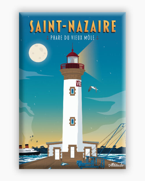 magnet-saint-nazaire-phare-du-vieux-mole-altitudeposters Magnet Saint-Nazaire - Phare du vieux Môle - Loire Atlantique