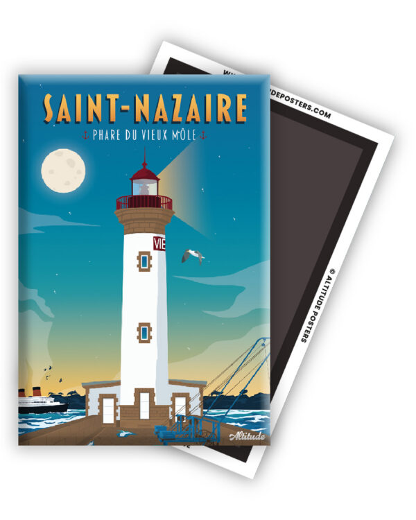 Magnet Saint-Nazaire - Phare du vieux Môle - Loire Atlantique
