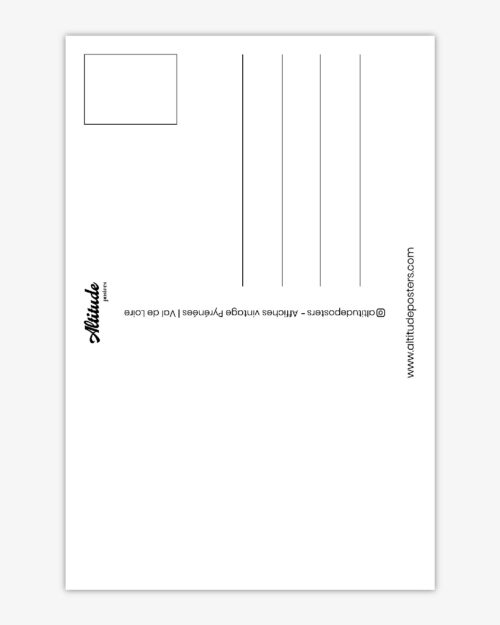 Carte postale 15 x 10 cm verso