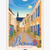 affiche-behuard-anjou-val-de-loire-altitudeposters Affiche Béhuard - Anjou Val de Loire