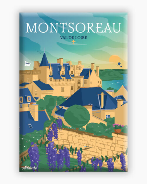 magnet-montsoreau-anjou-val-de-loire-altitudeposters Magnet Montsoreau - Val de Loire