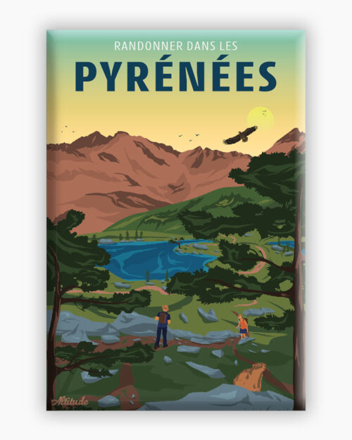 magnet-randonnee-pyrenees-altitudeposters Magnet Randonner dans les Pyrénées