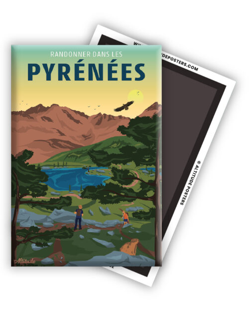 Magnet Randonner dans les Pyrénées
