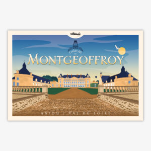 affiche-chateau-de-montgeoffroy-altitudeposters Carte postale Château de Montgeoffroy - Anjou Val de Loire