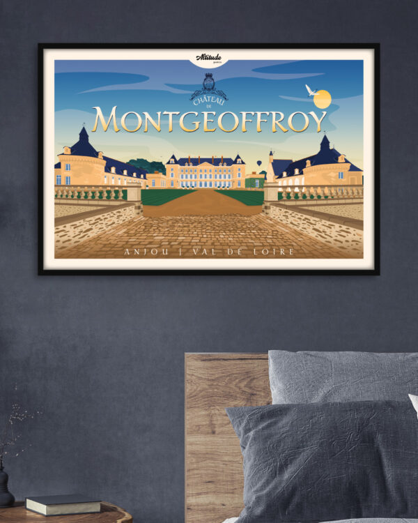 Affiche Château de Montgeoffroy - Anjou Val de Loire