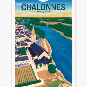 affiche-chalonnes-sur-loire-anjou-val-de-loire-altitudeposters Affiche Chalonnes-sur-Loire - Anjou Val de Loire