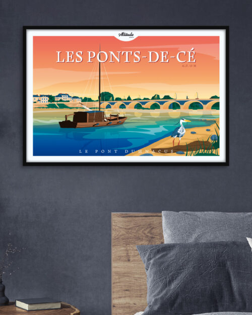 Affiche Les Ponts-de-Cé - Anjou