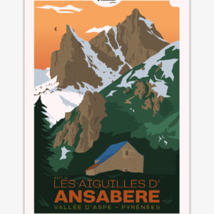 carte-postale-aiguilles-ansabere-vallee-aspe-pyrenees-altitudeposters Carte postale Les Aiguilles d'Ansabère Vallée d'Aspe Pyrénées